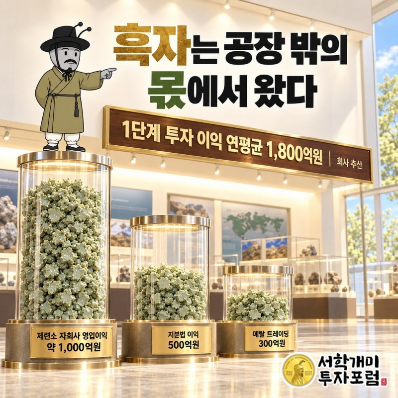 에코프로 — 흑자는 공장 밖의 몫에서 왔다 도판