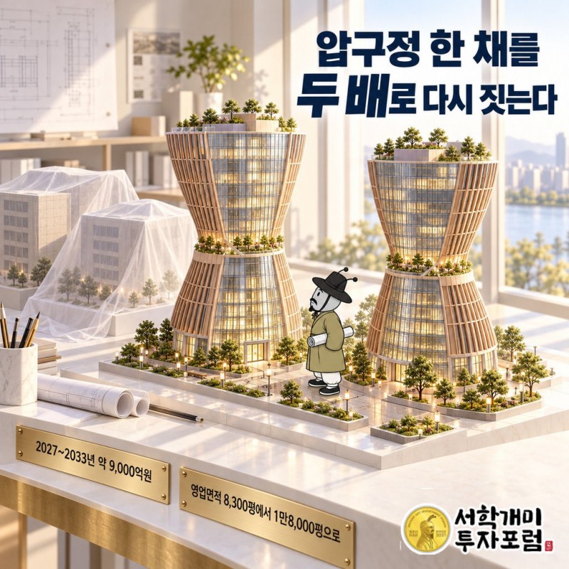 한화갤러리아 — 압구정 한 채를 두 배로 다시 짓는다 도판