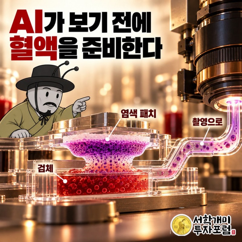 노을 — AI가 보기 전에 혈액을 준비한다 도판