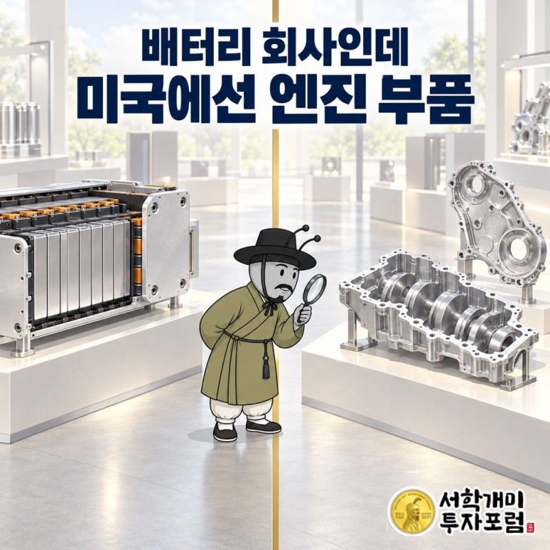 삼기에너지솔루션즈 커버 — 배터리 회사인데 미국에선 엔진 부품