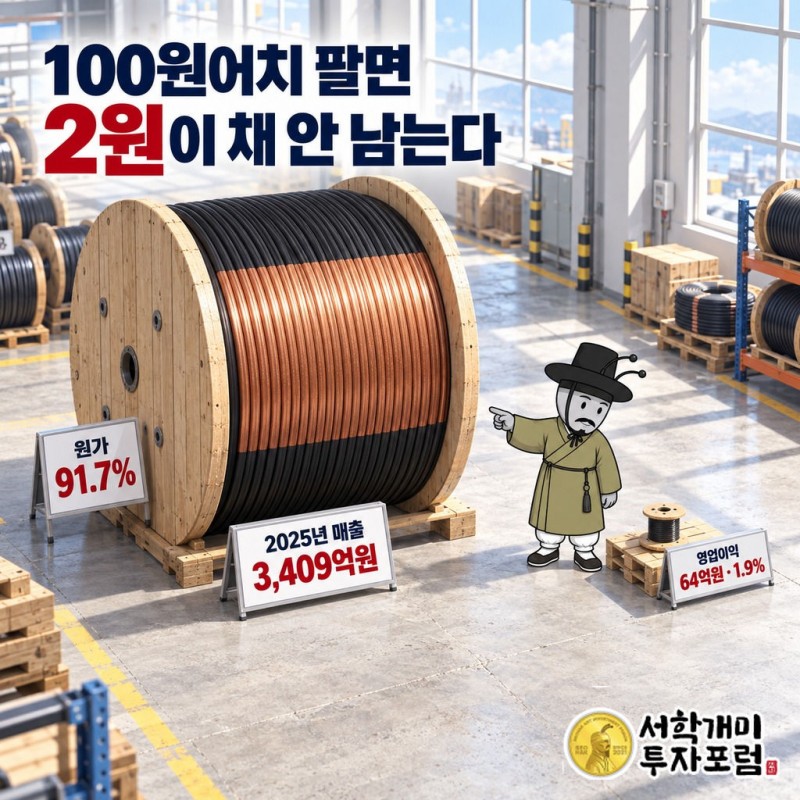 티엠씨 — 100원어치 팔면 2원이 채 안 남는다 도판