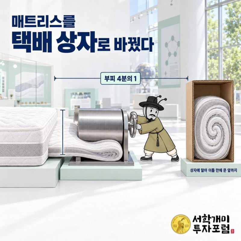 지누스 — 매트리스를 택배 상자로 바꿨다 도판