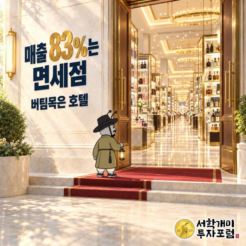 호텔신라 커버 — 매출 83%는