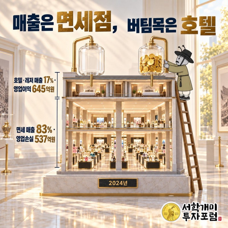 호텔신라 — 매출은 면세점, 버팀목은 호텔 도판