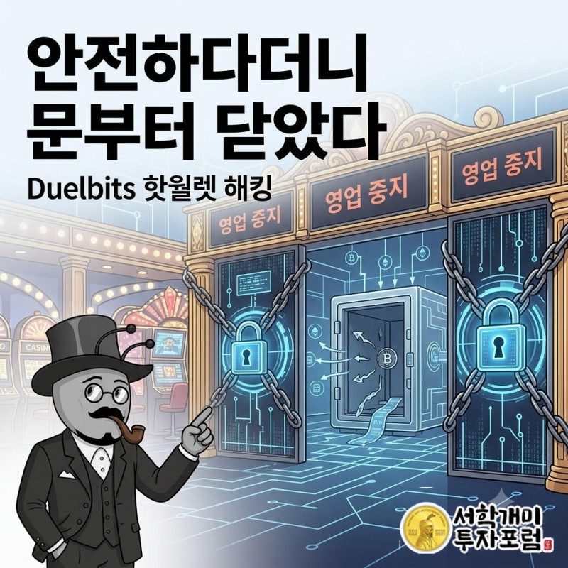 Duelbits가 핫월렛 해킹으로 약 700만 달러를 잃고 사이트를 내렸다