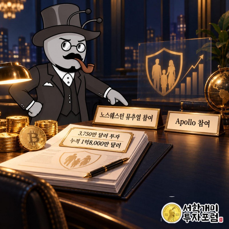 이번 라운드는 베인캐피털 크립토가 주도한 3,750만 달러다