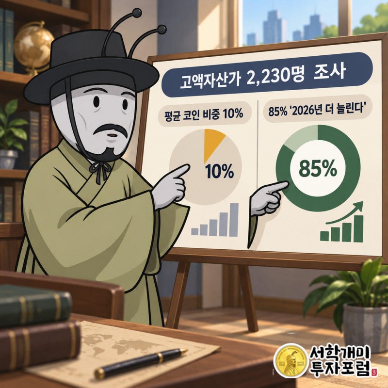 투자 가능 자산 50만 달러 이상인 2,230명을 미국·영국·프랑스·독일·이탈리아·스웨덴·스위스 7개국에서 조사했다