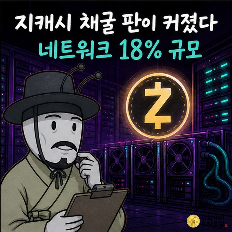 지캐시 채굴 데이터센터를 점검하는 양반개미 기자