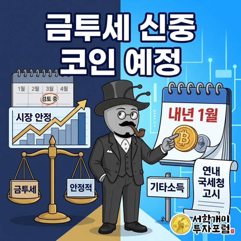 가상자산 과세는 내년 1월 시행이 그대로 유지된다
