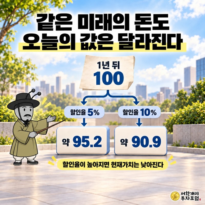 9월 11일 — 같은 미래의 돈도 오늘의 값은 달라진다 도판