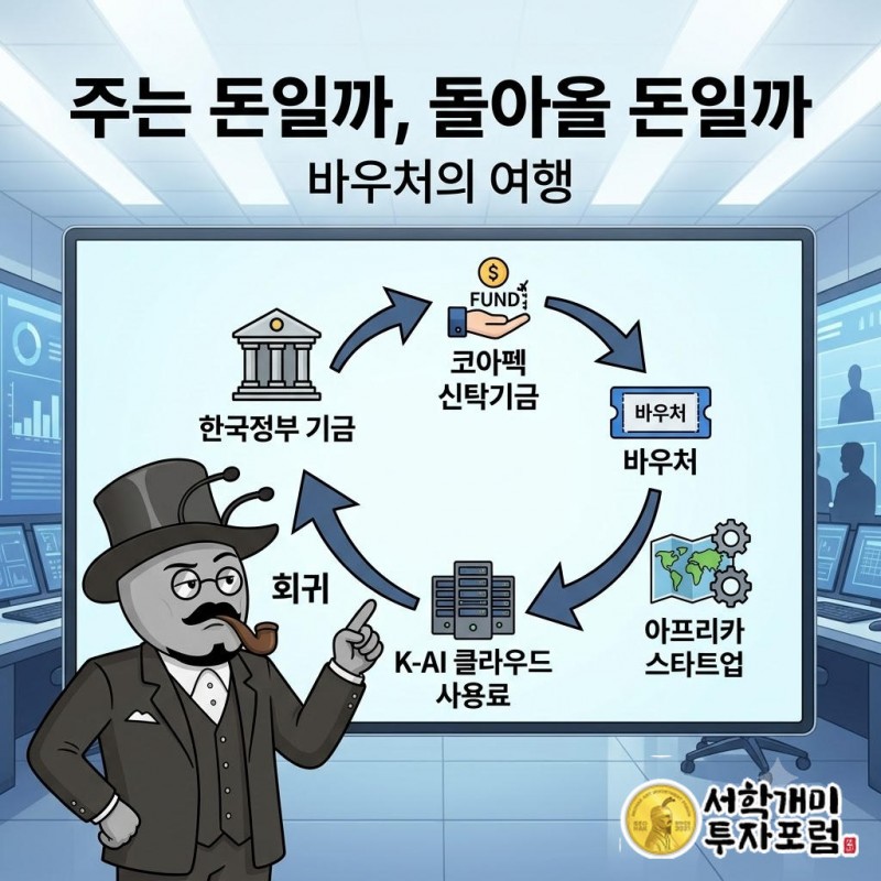 코아펙 신탁기금으로 한국 AI 클라우드 이용 바우처를 아프리카 스타트업에 준다