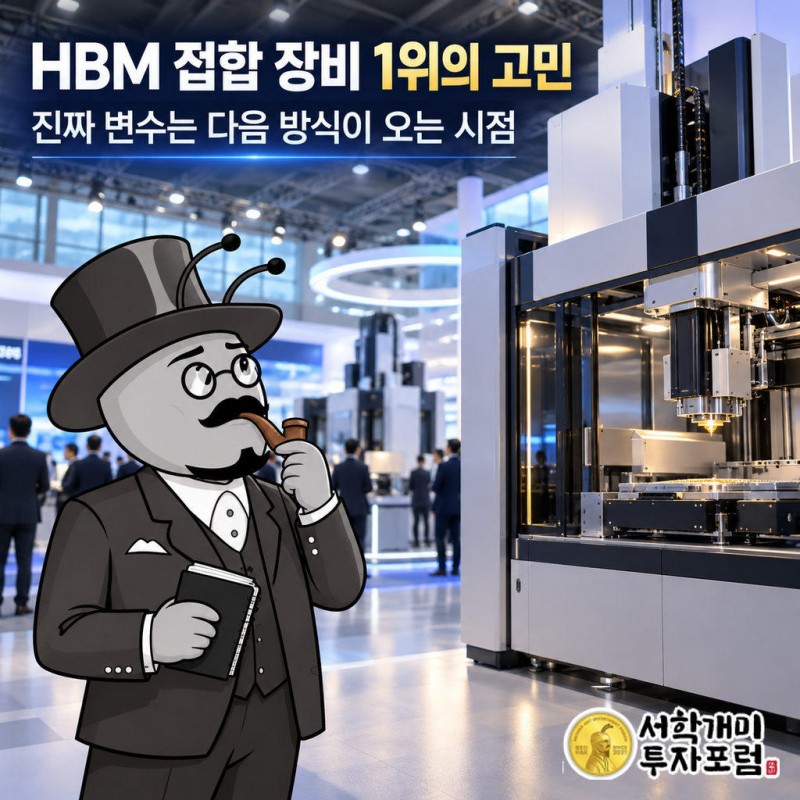 한미반도체가 미국 세미콘 웨스트 모스코니센터 부스에서 HBM4용 TC 본더 4와 내년 출시 예정인 와이드 TC 본더를 공개했다