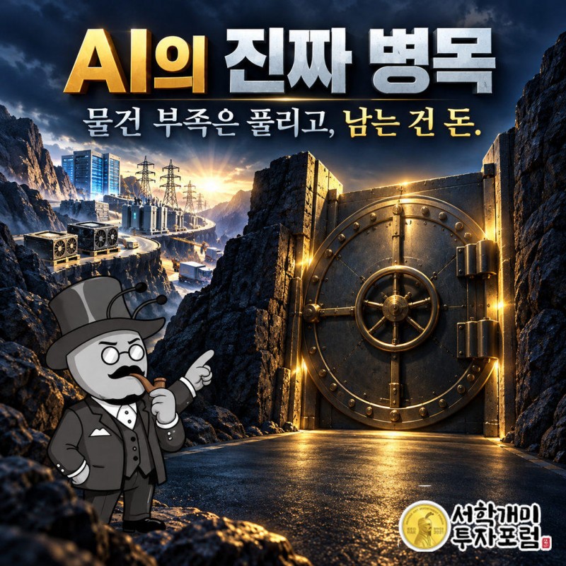 혹 탄은 메모리 부족은 1년 뒤, 웨이퍼 부족은 2028~2029년, 전력은 새 발전설비가 돌면 나아진다고 봤다