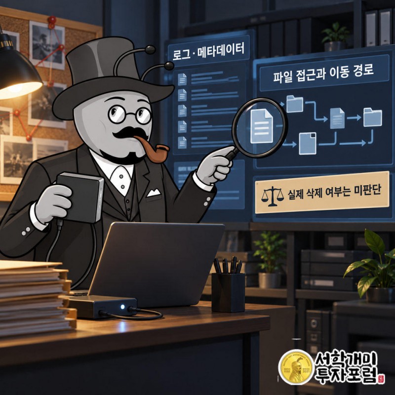 법원은 로그와 메타데이터, 사용 기록이 사라질 위험을 고려해 신속한 조사를 일부 허용했다.