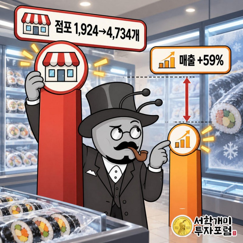 매장 수 1,924개→4,734개(145%↑)