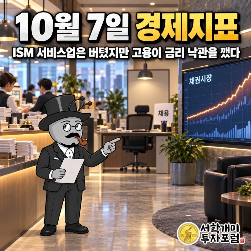 버티는 서비스업과 식는 채용 사이에서 높아진 미국 국채금리