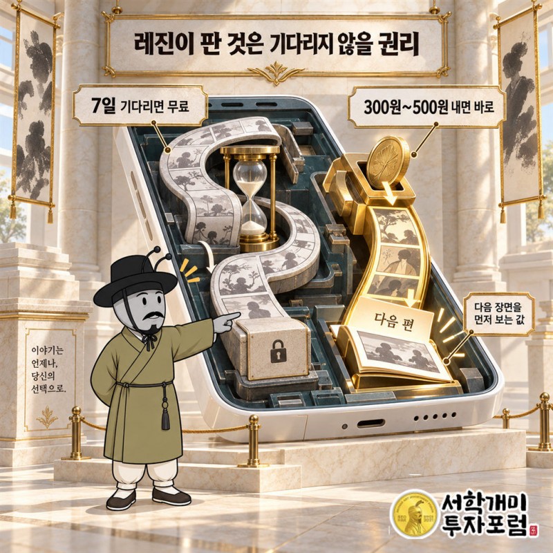 레진엔터테인먼트 — 레진이 판 것은 기다리지 않을 권리 도판