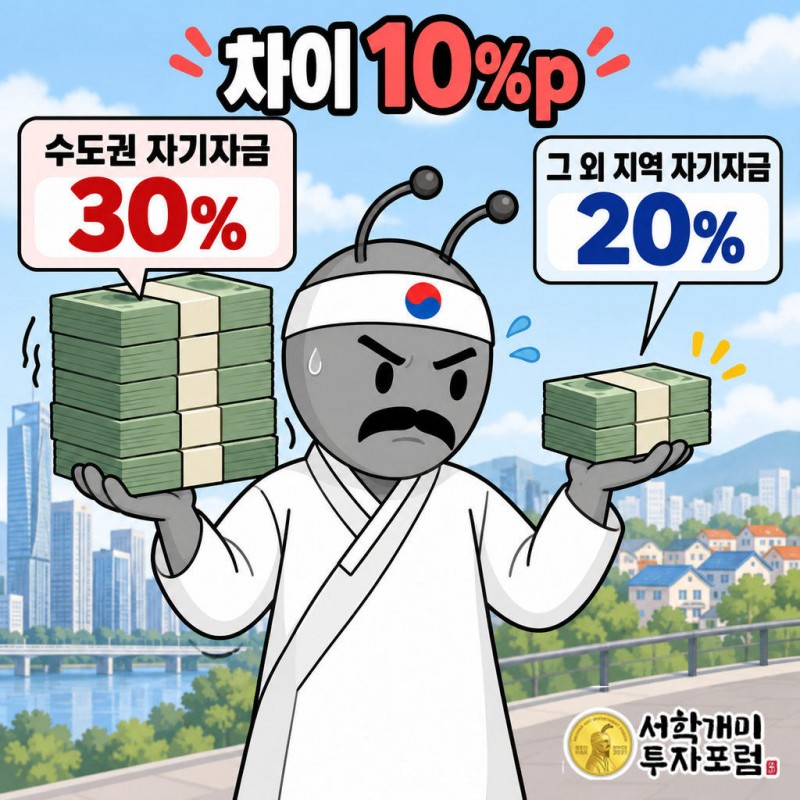 수도권·규제지역은 LTV 70%라 자기자금 30%가 필요하다
