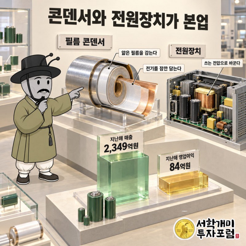 성호전자 — 콘덴서와 전원장치가 본업 도판