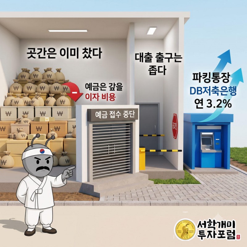 상반기 수신 경쟁으로 필요한 돈을 이미 끌어모았고, 대출 규제와 영업 부진으로 예금을 더 받아도 굴릴 곳이 마땅치 않다