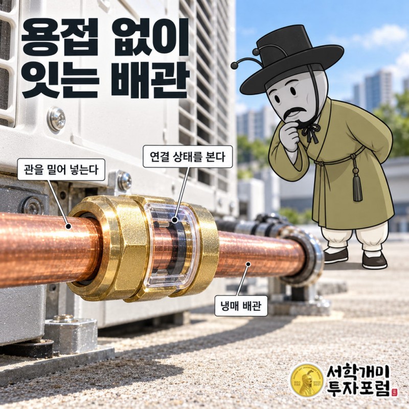 에쎈테크 커버 — 용접 없이
