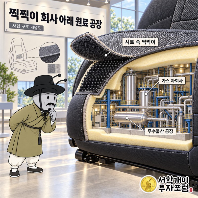 KNW 커버 — 찍찍이 회사 아래 원료 공장