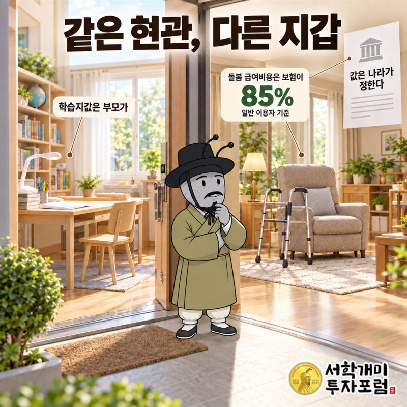 대교 커버 — 같은 현관, 다른 지갑