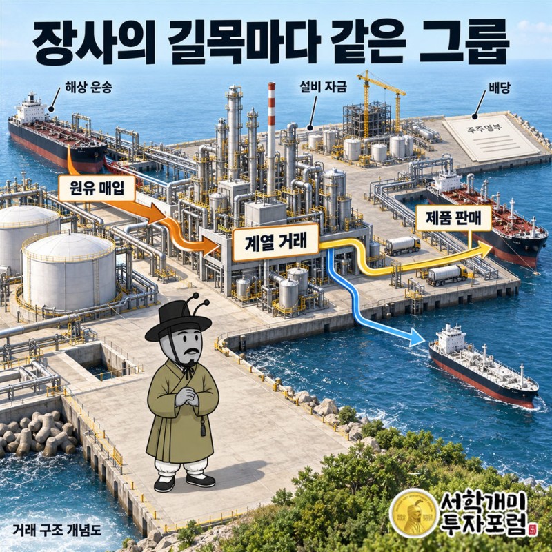에쓰오일 — 장사의 길목마다 같은 그룹 도판