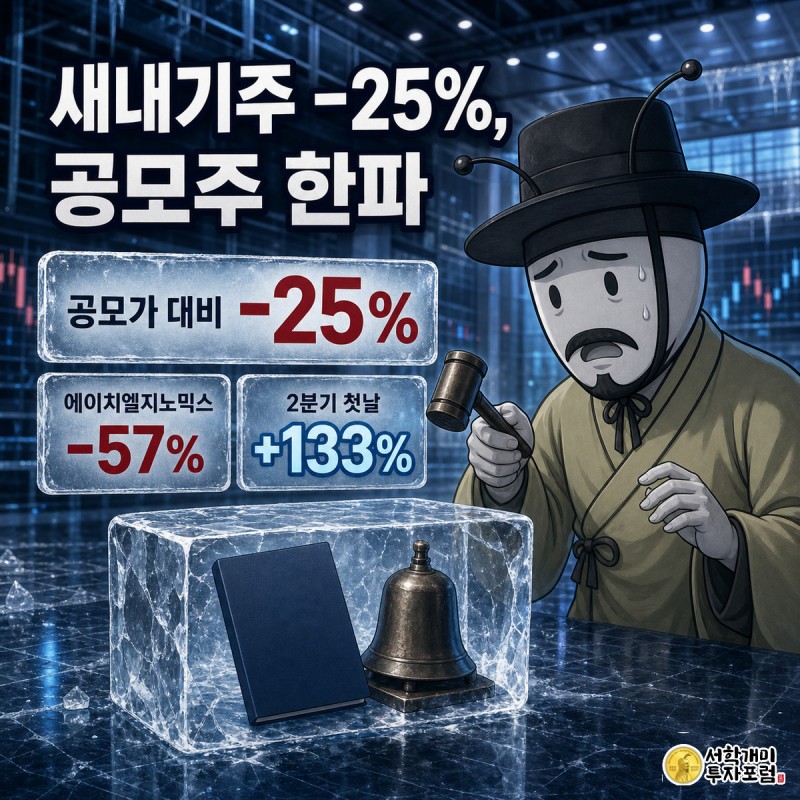 새내기주 중복상장 규제 커버