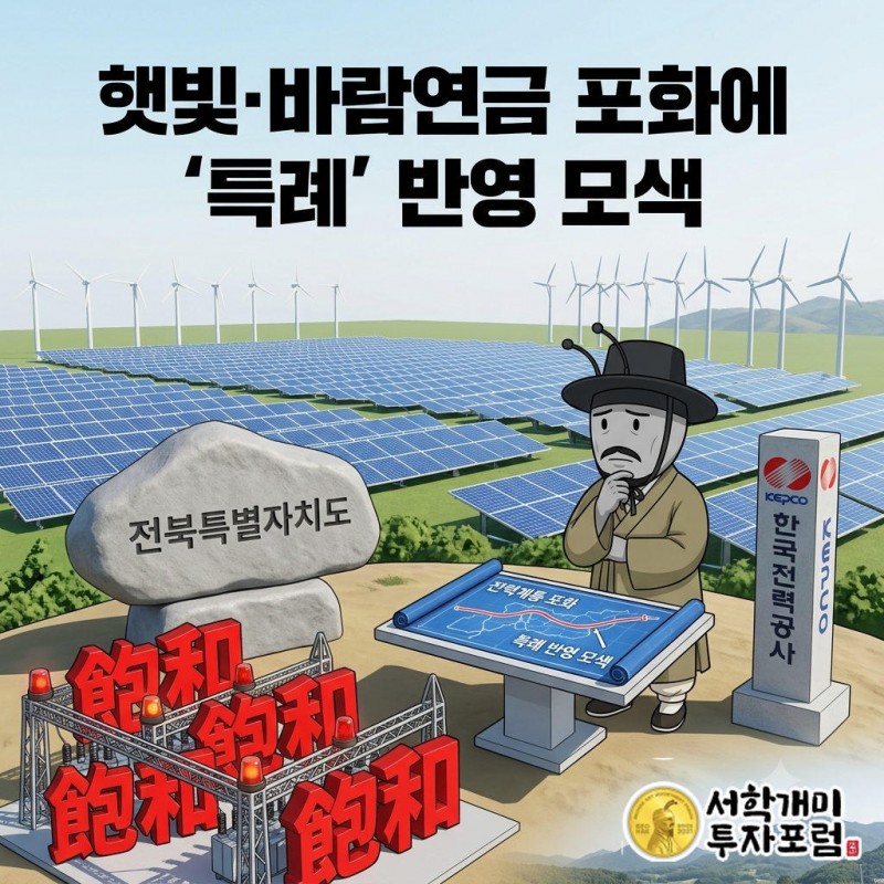 태양광·풍력 발전량이 늘어도 송·배전망이 다 받지 못할 수 있다는 우려