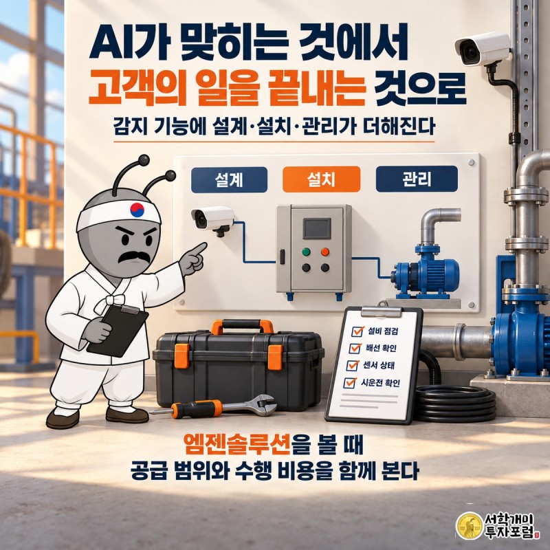 엠젠솔루션의 — AI가 맞히는 것에서 고객의 일을 끝내는 것으로 도판