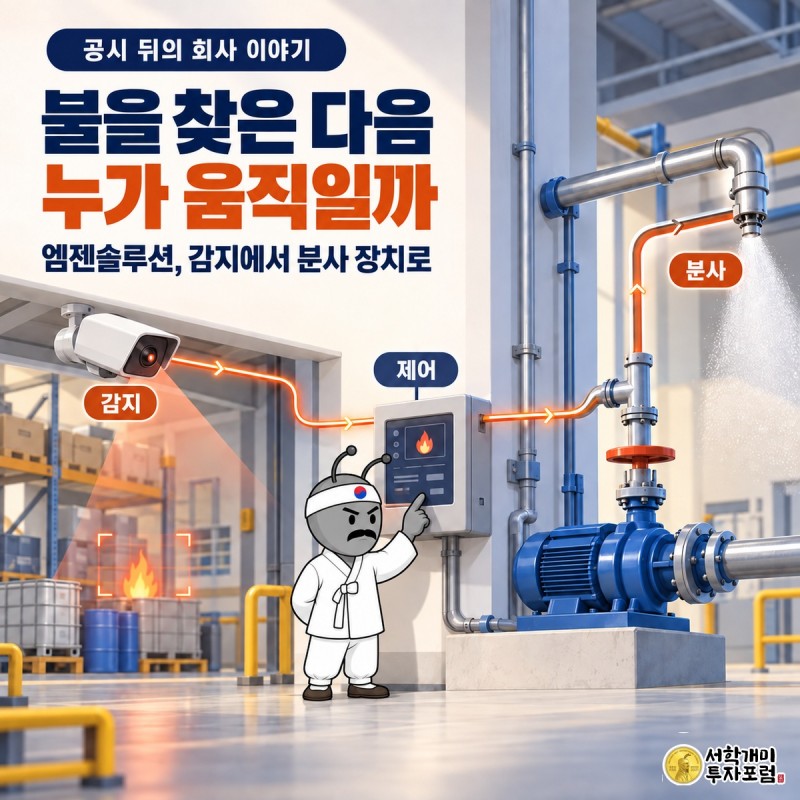엠젠솔루션의 커버 — 불을 찾은 다음 누가 움직일까