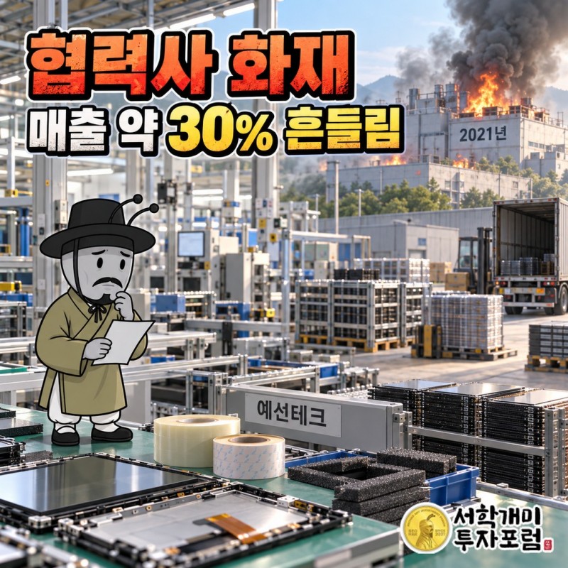예선테크 전기차 배터리용 내화시트 정리: 이중 내화점착층 구조 특허(2026년 6월 등록), 1300℃ 화염 30분 노출 조건의 열전달 지연 성능, KES 이노베이션 어워즈 수상, 국내 배터리 제조사 고객사 검증 진행 단계