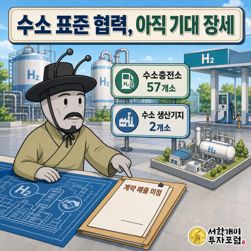 한국가스공사 기술진과 미국석유협회 관계자가 수소 배관 안전 표준을 함께 검토하는 장면