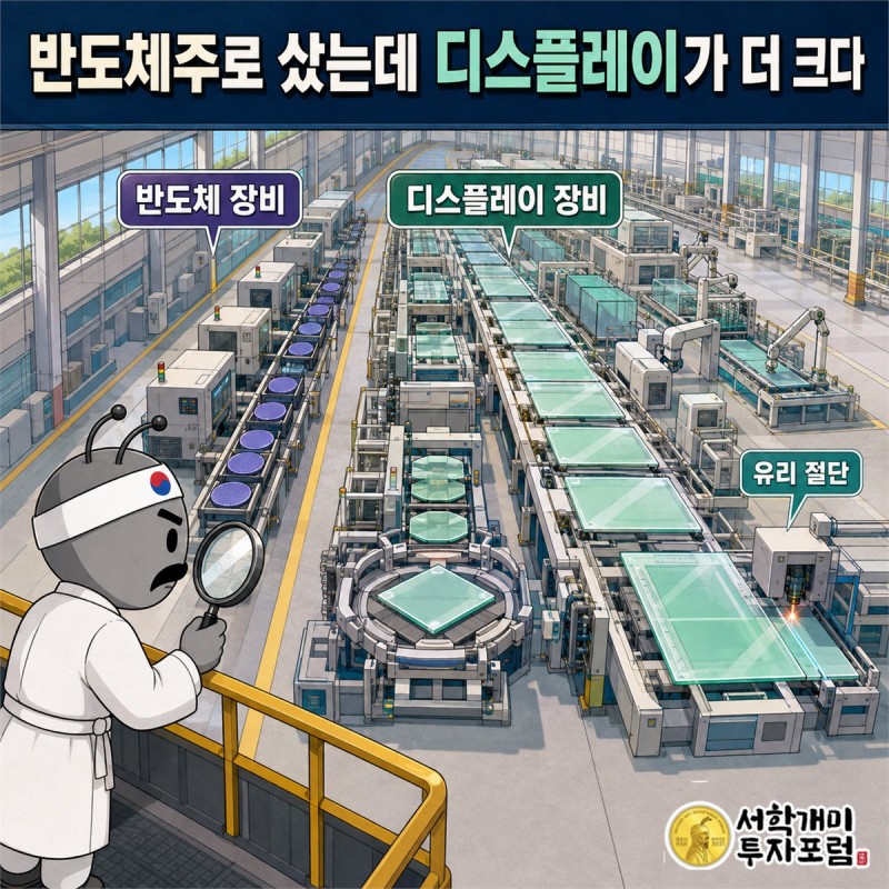디스플레이 54.92퍼센트와 반도체 40.41퍼센트 사업구조, 낮은 부채를 저울에 올린 로체시스템즈 판정 장면