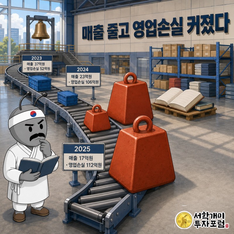 E8 수주잔고와 매출 인식 지연이 영업손실로 이어지는 구조
