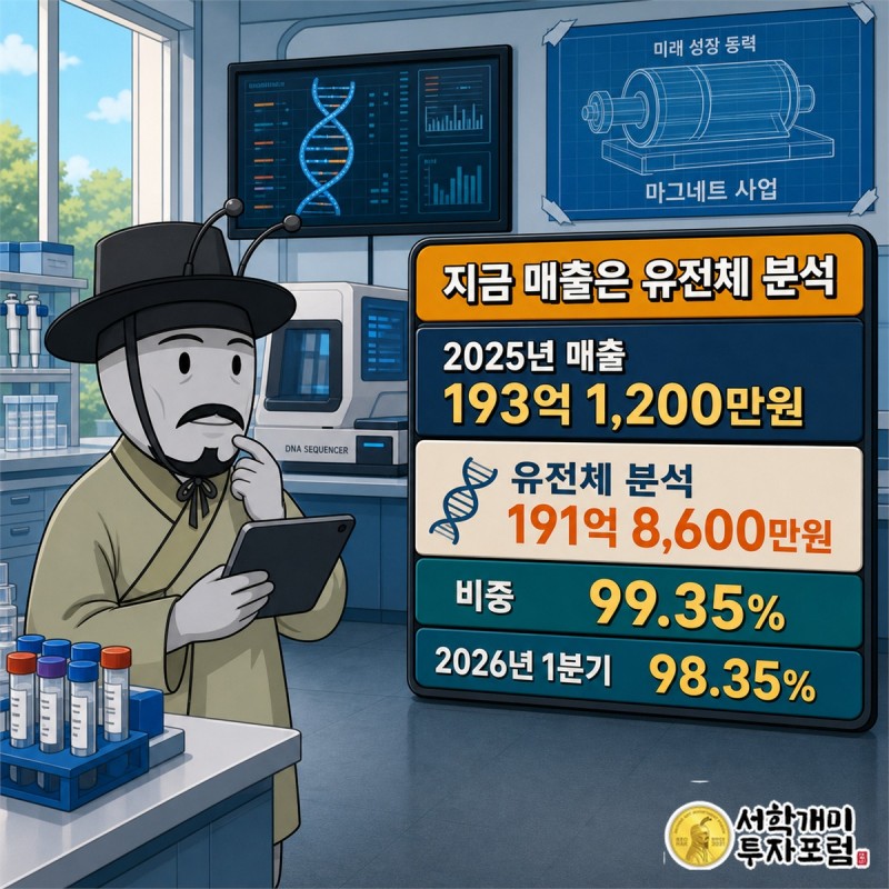 제이에스링크 3개년 매출과 확대된 영업손실을 대비한 재무 그래프