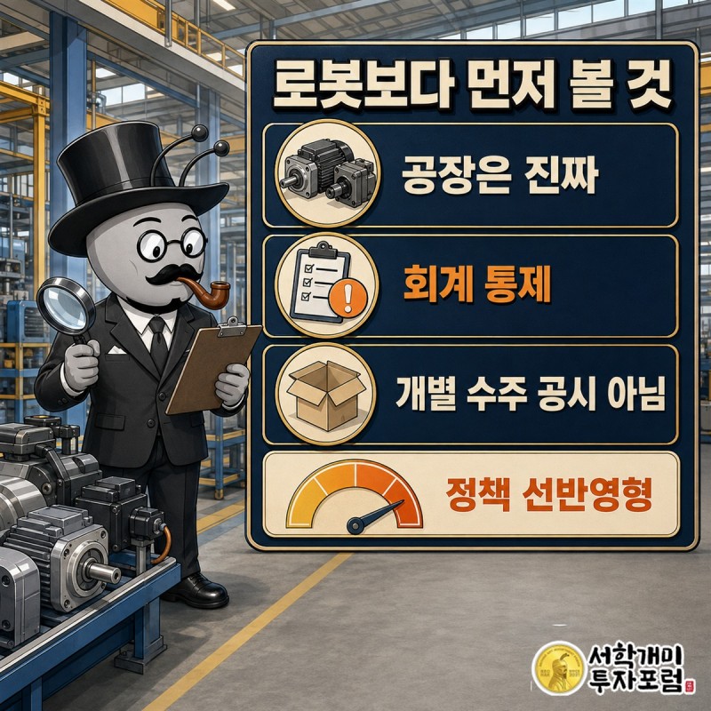 실제 모터 공장이라는 강점과 2년 연속 영업적자라는 약점을 저울에 올린 하이젠알앤엠 판정