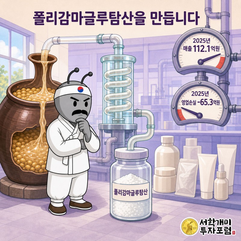 폴리감마글루탐산 사업 — 매출 112.1억원, 영업손실 65.3억원