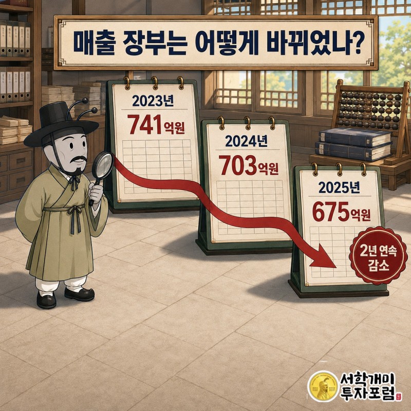 미스터블루 영업손실 축소와 영업권 손상 그리고 2026년 상반기 흑자전환 설명