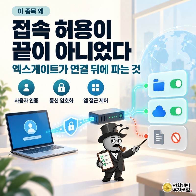 엑스게이트 커버 — 접속 허용이 끝이 아니었다