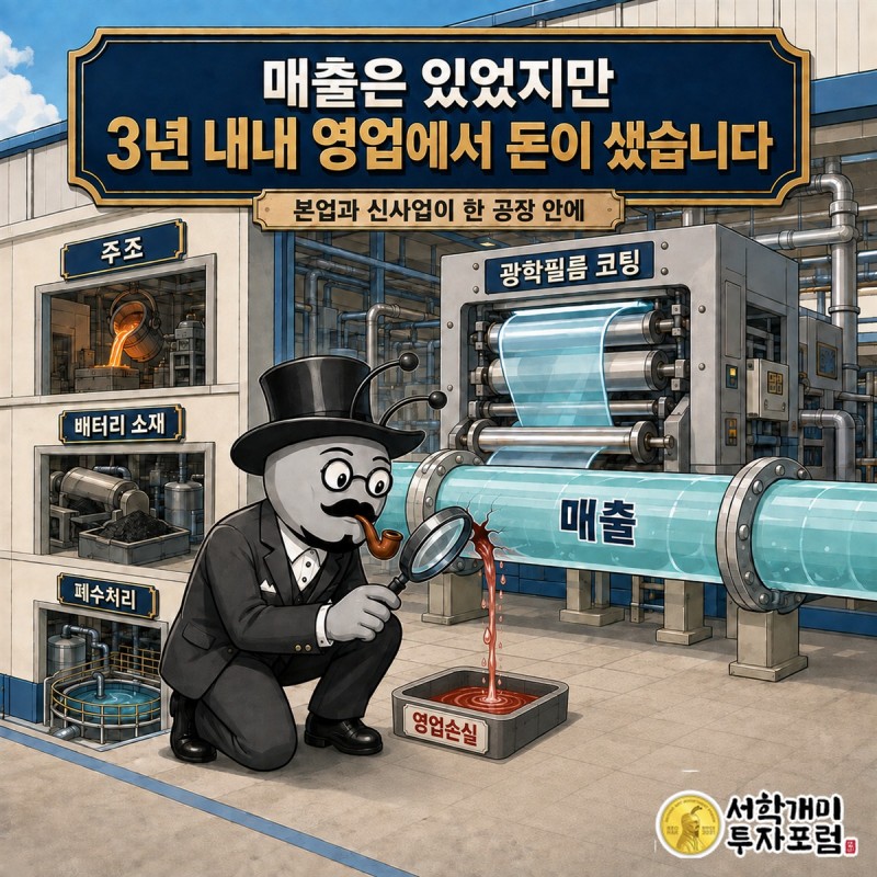 LCD 필름 주조 첨단소재 폐수처리로 넓어진 코이즈 사업 구조 그림
