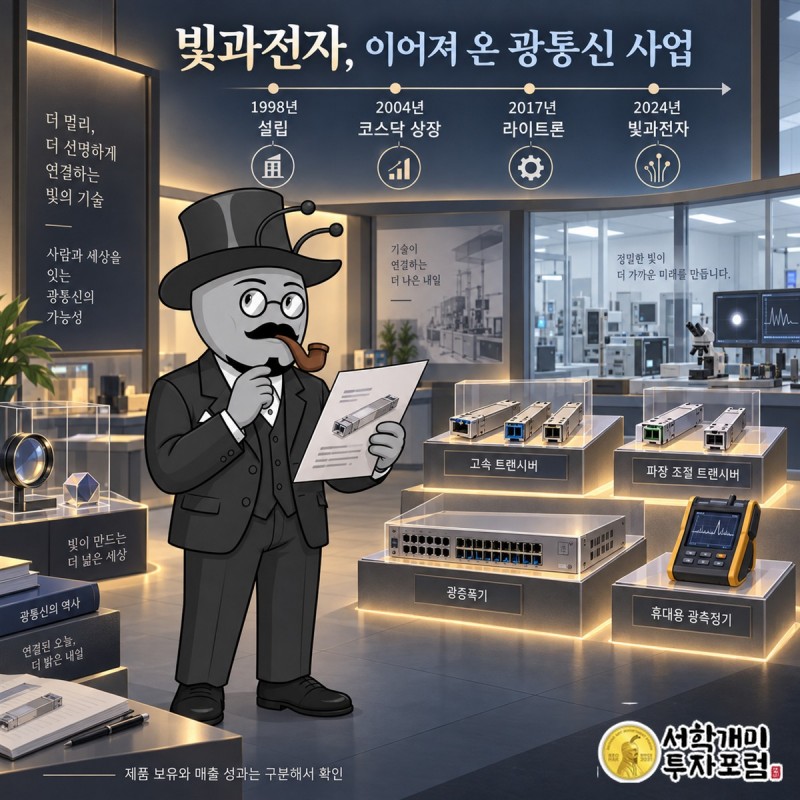빛과전자 버는 힘과 새는 구멍: 광모듈 제조 기반, 영업적자와 외부 운영자금 조달