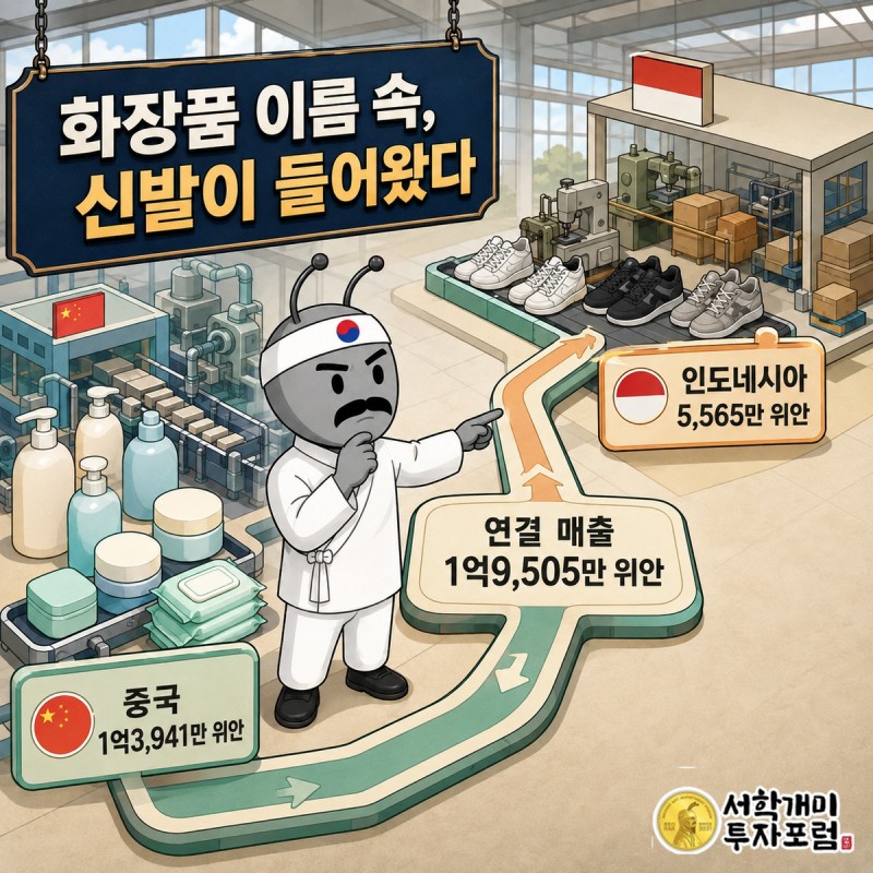 오가닉티코스메틱 급등 재료인 중국 소비 회복 기대와 상반기 매출 성장을 날짜순으로 정리한 그림