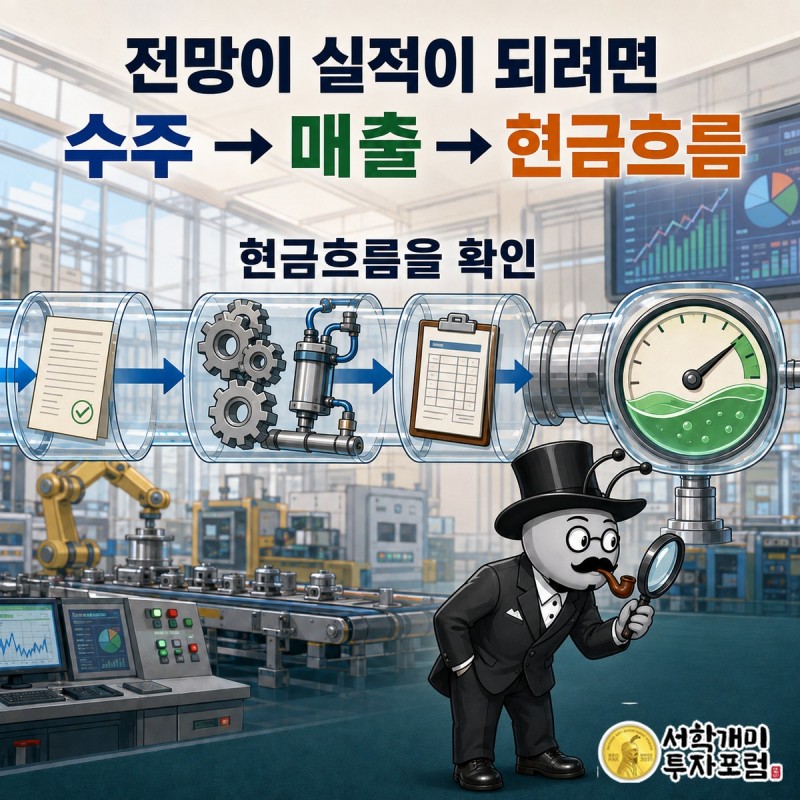 TPC로보틱스의 버는 힘과 새는 구멍을 공압 매출 현금흐름 차입으로 비교