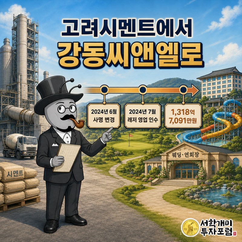 강동씨앤엘의 2024년 경주 레저사업 인수와 2025년 실적 개선 흐름