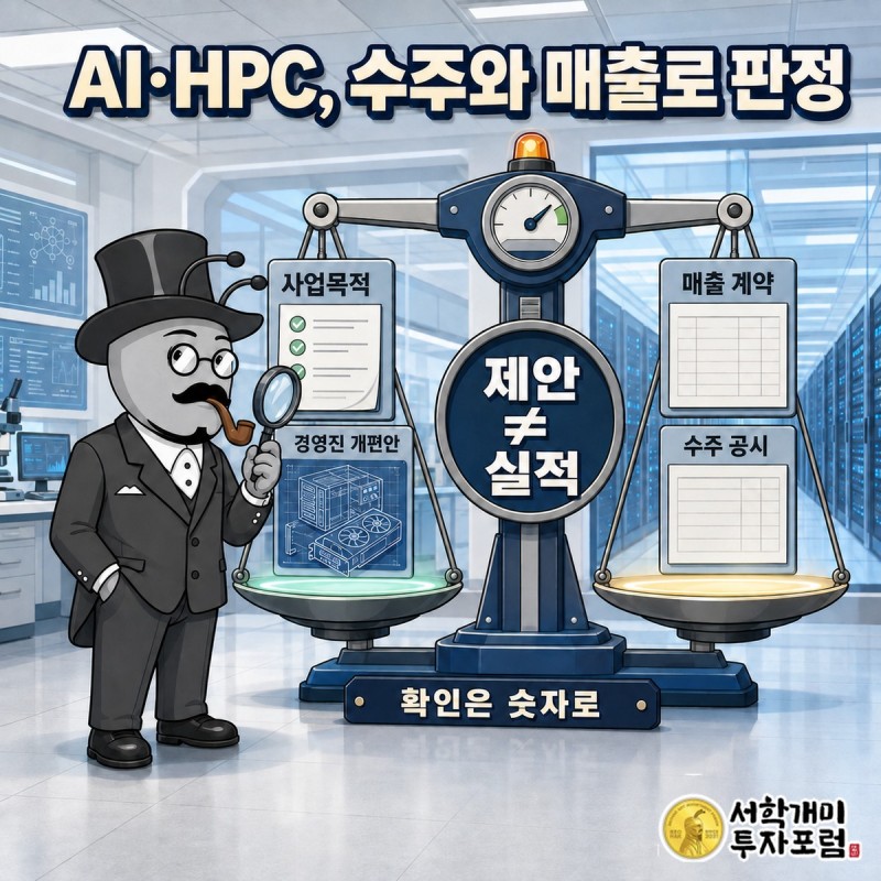 넥사다이내믹스의 장비 매출과 영업현금 유출 외부자금 조달을 비교한 인포그래픽