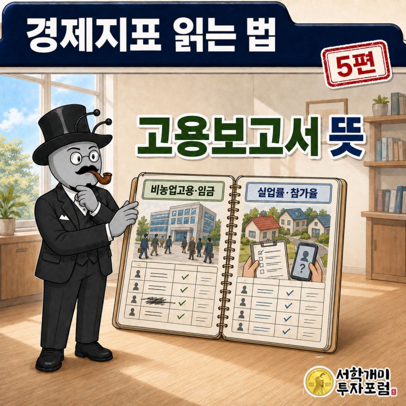 고용보고서의 두 조사: 회사와 가계