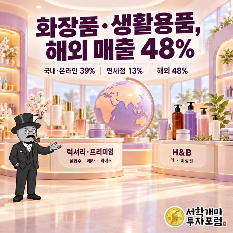 아모레퍼시픽 2023~2025년 매출·영업이익·순이익 비교