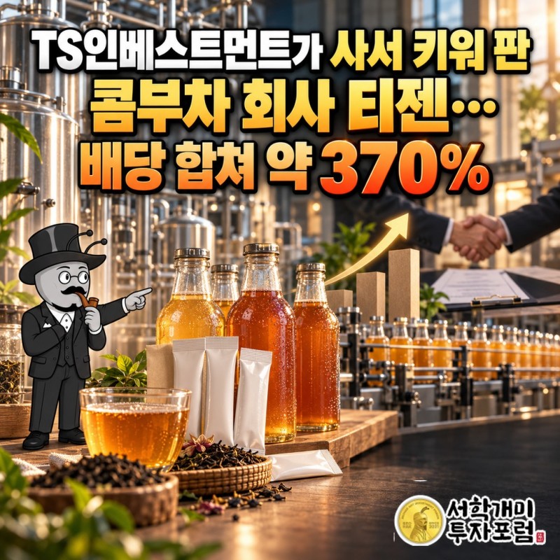 TS인베스트먼트가 회사를 사서 키워 되파는 투자 방식을 보여 주는 커버